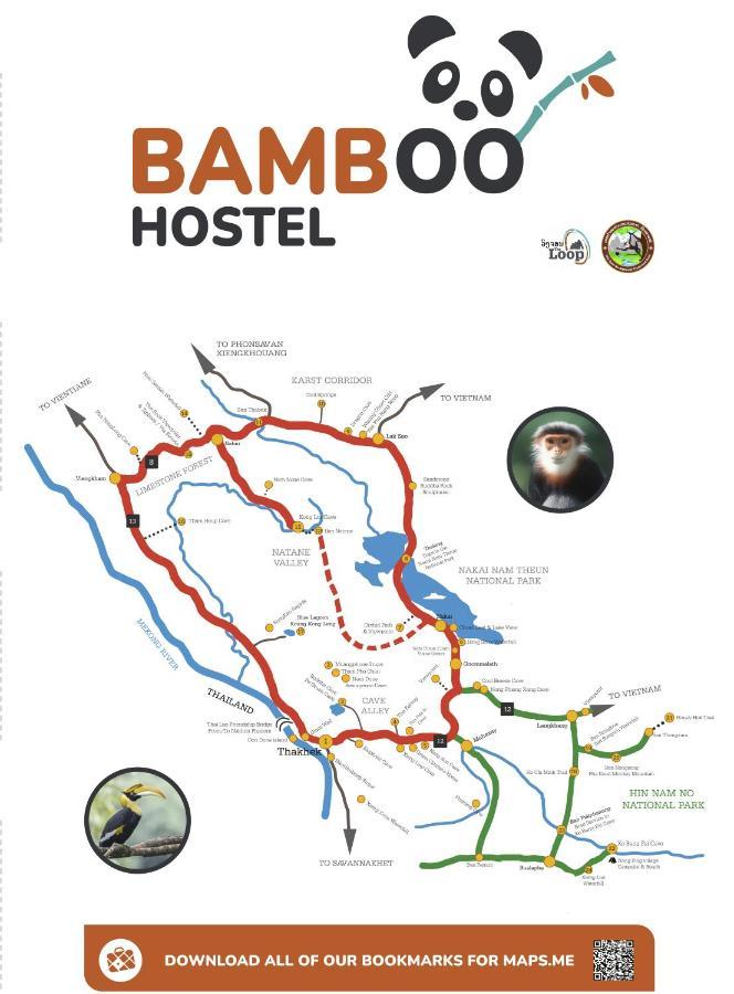 Bamboo Hostel Thakhek Eksteriør bilde